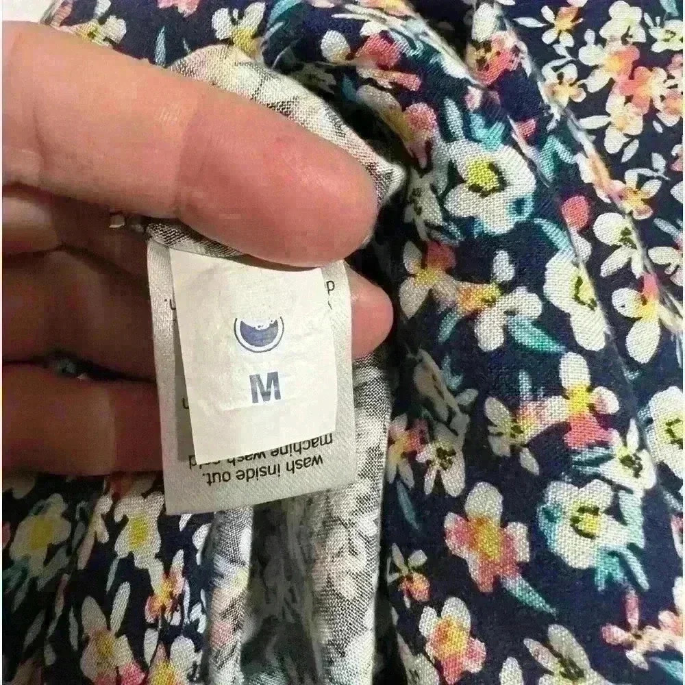 Floral Print Romper, Brand Unknown, Bought at Kohls, Womens Size Medium A0054 - Picture 9 of 9